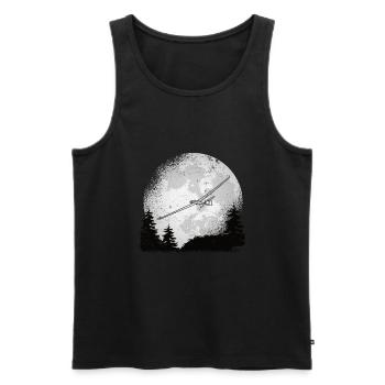 Segelfliegen Segelflieger Segelflugzeug Segelflug - Männer Premium Bio Tank Top - Schwarz - Vorne - Michal (187cm)