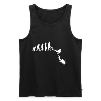 Scuba diving snorkeling scuba diving gift idea - Men's Premium Organic Tank Top - black - Front - AI Model Male 178 light (178cm)
