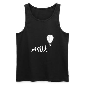 Hot Air Balloon Balloon Driver Balloon Pilot Balloon Flight - Men's Premium Organic Tank Top - black - Front - Michal (187cm)