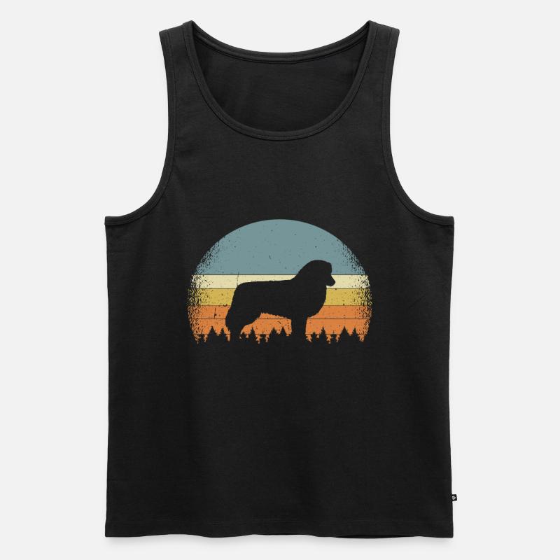 Australian Shepherd australischer Schäferhund - Männer Premium Bio Tank Top - Schwarz