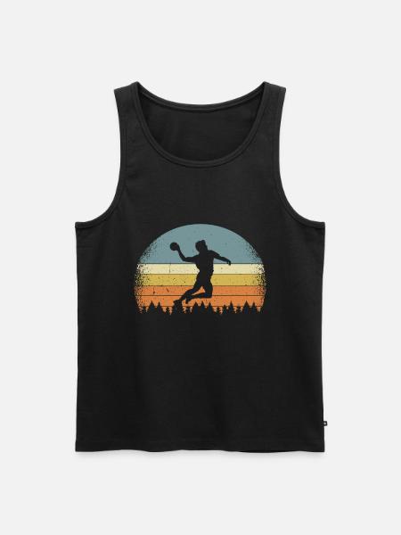 Handball Handballer Handball player - Men's Premium Organic Tank Top - black