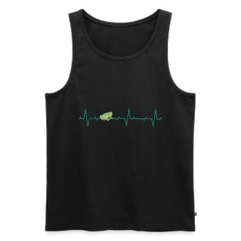 Frog Frog Motif Frogs Amphibians Gift Idea - Men's Premium Organic Tank Top - black - Front - Michal (187cm)