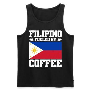 Philippinen Urlaub | Strand Filipino Geschenkidee - Männer Premium Bio Tank Top - Schwarz - Vorne - Michal (187cm)