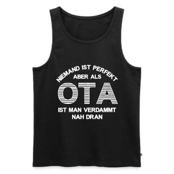 operationstechnischer OP assistent OTA Geschenk - Männer Premium Bio Tank Top - Schwarz - Vorne - Michal (187cm)