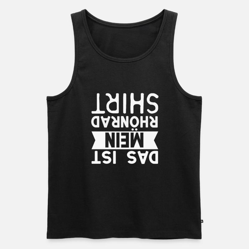 Rhönrad - Männer Premium Bio Tank Top - Schwarz