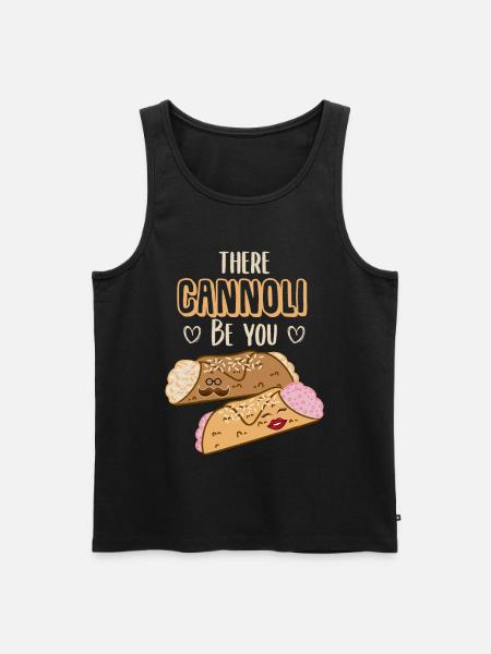 There cannoli be you - Men's Premium Organic Tank Top - black