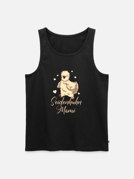 Silk Chicken Mommy - Silk Chicken - Men's Premium Organic Tank Top - black