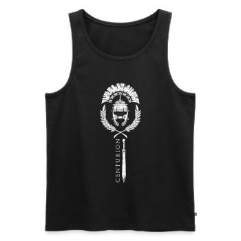 Centurion romain - Centurion - Débardeur bio Premium Homme - noir - Devant - Michal (187cm)