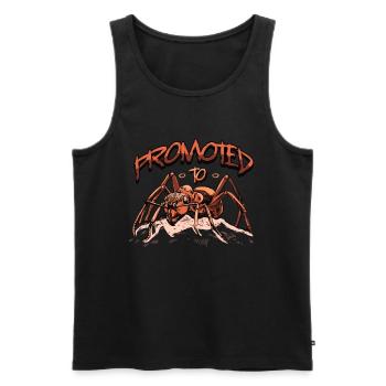 Promoted to Aunt Ant Pregnancy - Men's Premium Organic Tank Top - black - Front - Michal (187cm)