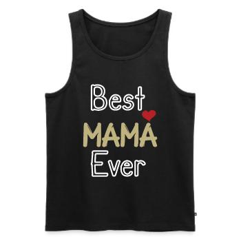 Gift for Mother's Day - Men's Premium Organic Tank Top - black - Front - Michal (187cm)
