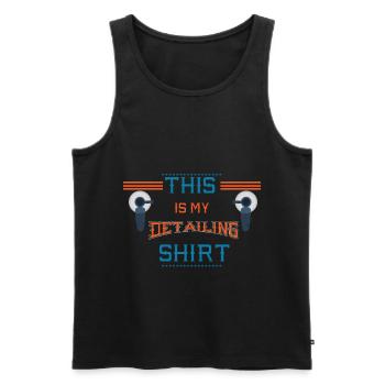 Car Detailing Car Wash Polishing Vehicle Care - Men's Premium Organic Tank Top - black - Front - Michal (187cm)