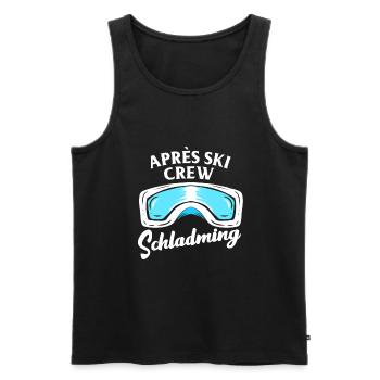 Apres Ski Schladming Crew Team Party vacances au ski - Débardeur bio Premium Homme - noir - Devant - Michal (187cm)