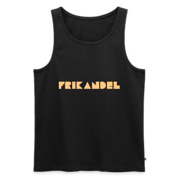 Frikandel est néerlandais flamand - Débardeur bio Premium Homme - noir - Devant - Michal (187cm)