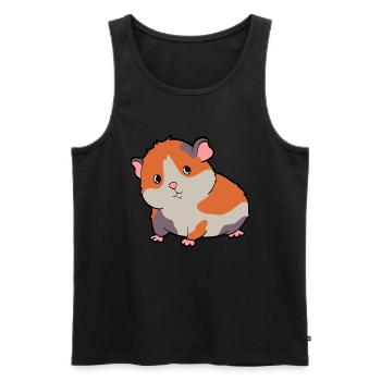 Cute Guinea Pig Shirt For Animal Lovers T-shirt - Männer Premium Bio Tank Top - Schwarz - Vorne - Michal (187cm)