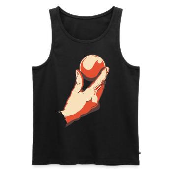Boule Kugeln für Bouler Boccia Spiel Botcha Boule - Männer Premium Bio Tank Top - Schwarz - Vorne - AI Model Male 178 light (178cm)