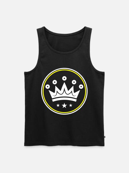 Crown Majestic - Men's Premium Organic Tank Top - black