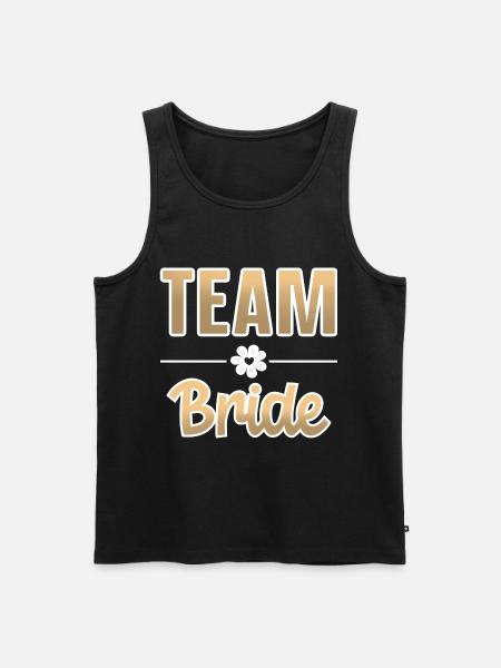 Team Bride - Men's Premium Organic Tank Top - black