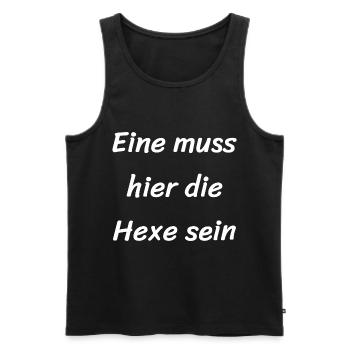 Hexe Zaubern Hexen Mädchen - Männer Premium Bio Tank Top - Schwarz - Vorne - Michal (187cm)