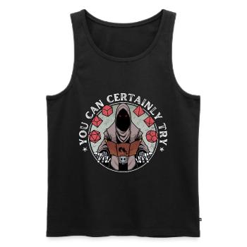 Dragons you can certainly try DM mystique - Men's Premium Organic Tank Top - black - Front - Michal (187cm)