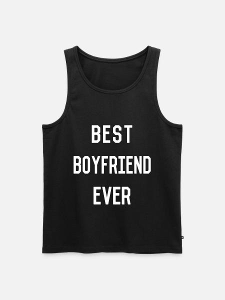 Best Boyfriend Ever - Men's Premium Organic Tank Top - black