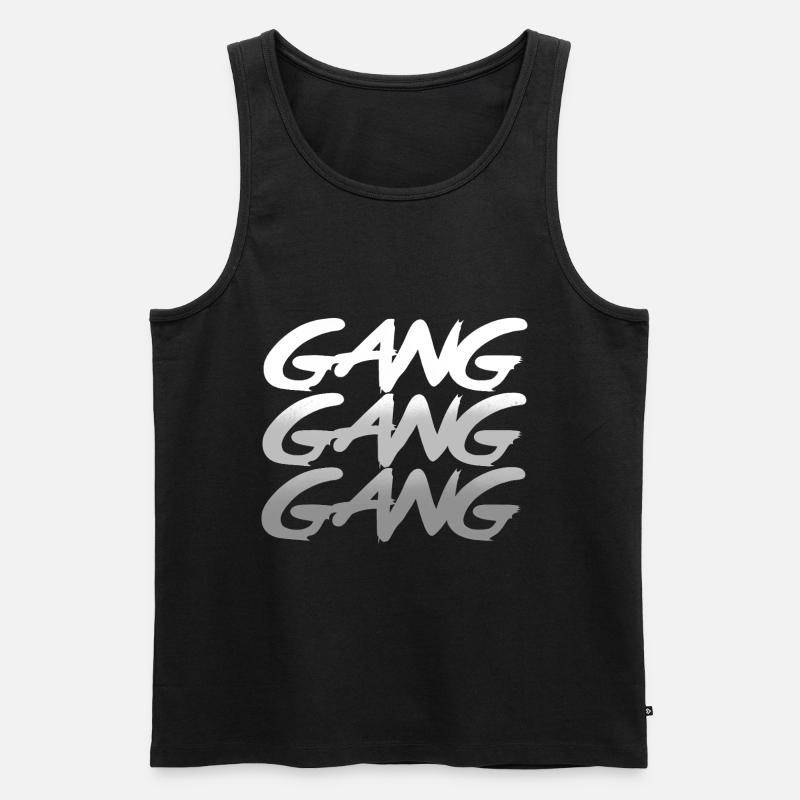 Gang - Männer Premium Bio Tank Top - Schwarz