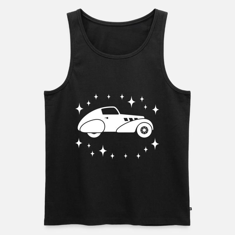 Oldtimer - Auto Nostalgisch Vehicles - Men's Premium Organic Tank Top - black