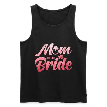 Braut Mutter Hochzeit Trauzeugin - Männer Premium Bio Tank Top - Schwarz - Vorne - AI Model Male 178 light (178cm)