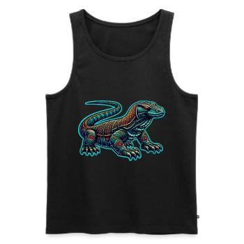 Komodo Dragon - Débardeur bio Premium Homme - noir - Devant - Michal (187cm)