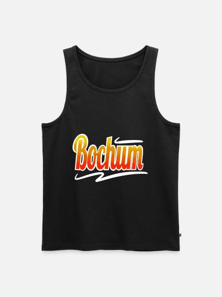 Bochum - Men's Premium Organic Tank Top - black