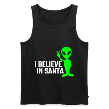 Alien Lustig - Männer Premium Bio Tank Top - Schwarz - Vorne - AI Model Male 178 light (178cm)