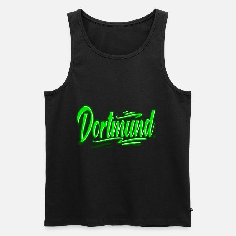 Dortmund - Männer Premium Bio Tank Top - Schwarz