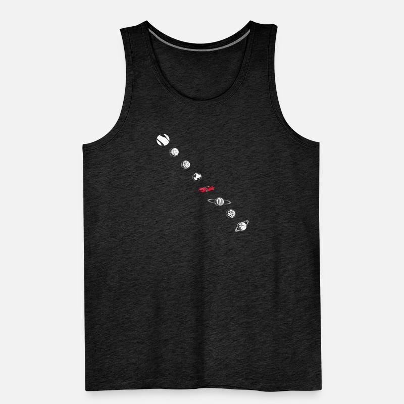 Tesla dans Space Solar System SpaceX Débardeur bio Premium Homme
