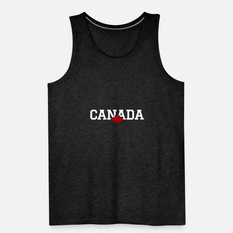 CANADA - Maple Leaf Men's Premium Organic Tank Top