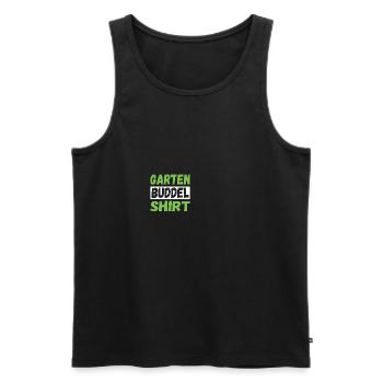 Garten Buddel Shirt Hobbygärtner Gärtnerin Gärtner - Männer Premium Bio Tank Top - Schwarz - Vorne - AI Model Male 178 light (178cm)
