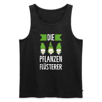 Garten-arbeit Gnome Gärtnerei Geschenk - Männer Premium Bio Tank Top - Schwarz - Vorne - AI Model Male 178 light (178cm)
