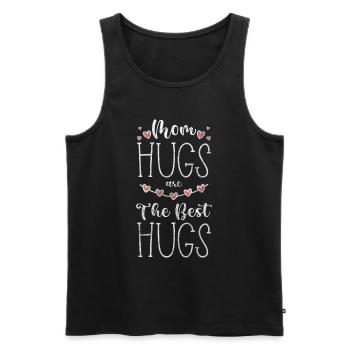 Liebe Partner Kuschelig Süß - Männer Premium Bio Tank Top - Schwarz - Vorne - Michal (187cm)