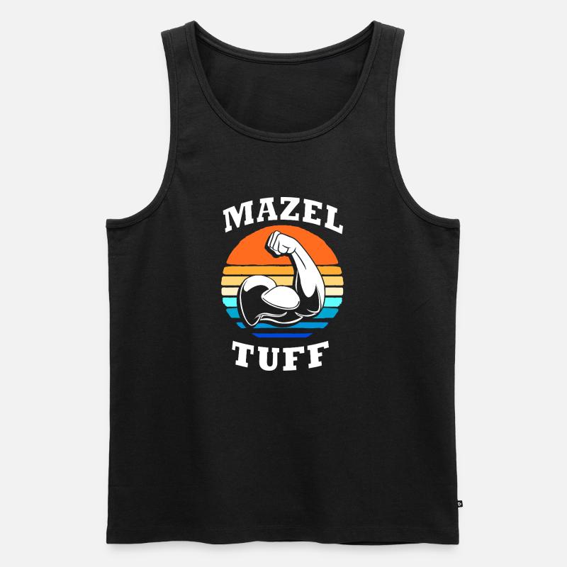 Chanukkah Hanukkah Hanukah - Männer Premium Bio Tank Top - Schwarz
