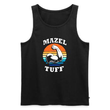 Chanukkah Hanukkah Hanukah - Men's Premium Organic Tank Top - black - Front - AI Model Male 178 light (178cm)
