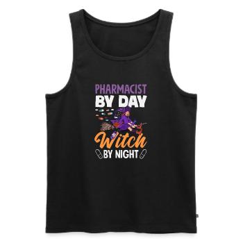 Apotheker Pharmazeutisch-technischer - Männer Premium Bio Tank Top - Schwarz - Vorne - AI Model Male 178 light (178cm)