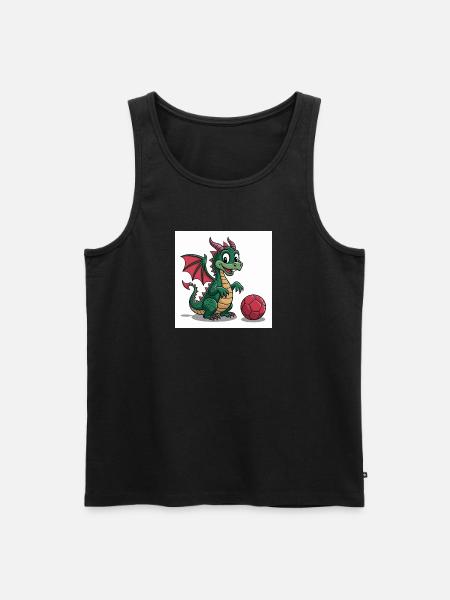 Grüner Drachenball Freund - Men's Premium Organic Tank Top - black