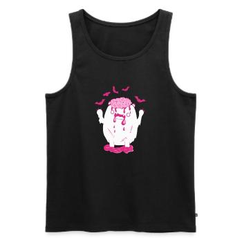 Halloween Monster - Männer Premium Bio Tank Top - Schwarz - Vorne - AI Model Male 178 light (178cm)