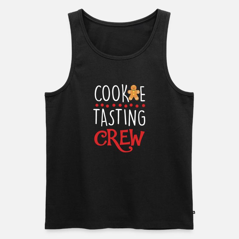 Cookie Tasting Crew - Männer Premium Bio Tank Top - Schwarz
