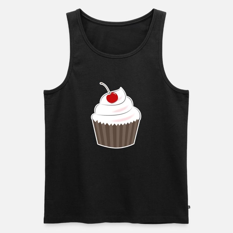 muffin - Männer Premium Bio Tank Top - Schwarz