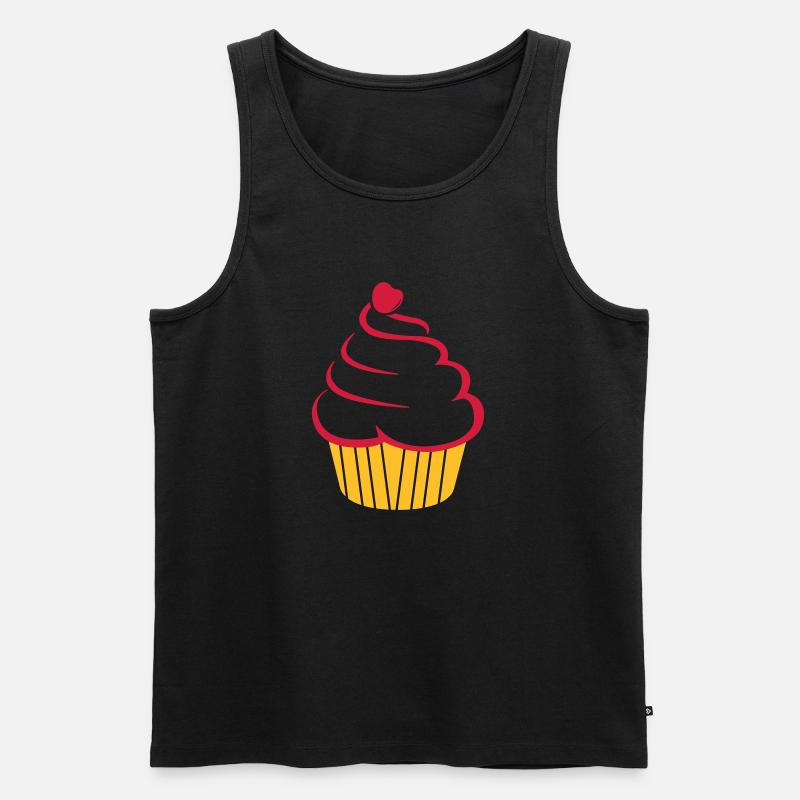 cupcake - Men's Premium Organic Tank Top - black