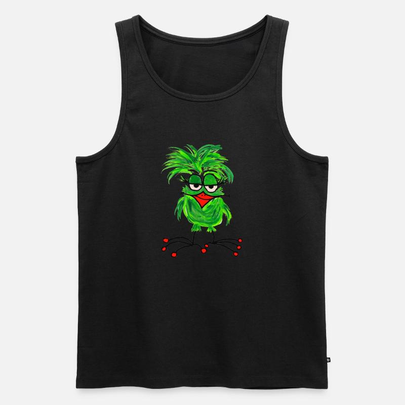 Die Fladders - Sag bloß - Männer Premium Bio Tank Top - Schwarz