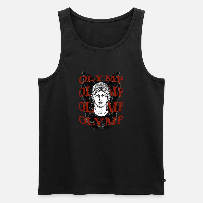Olymp - Männer Premium Bio Tank Top - Schwarz