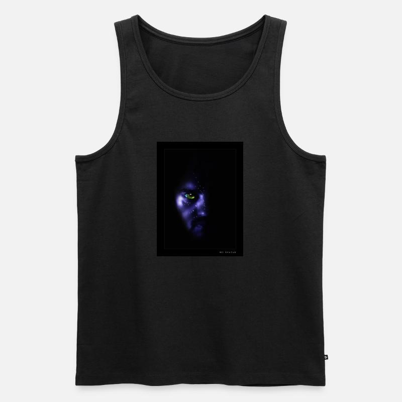 avatar - Männer Premium Bio Tank Top - Schwarz