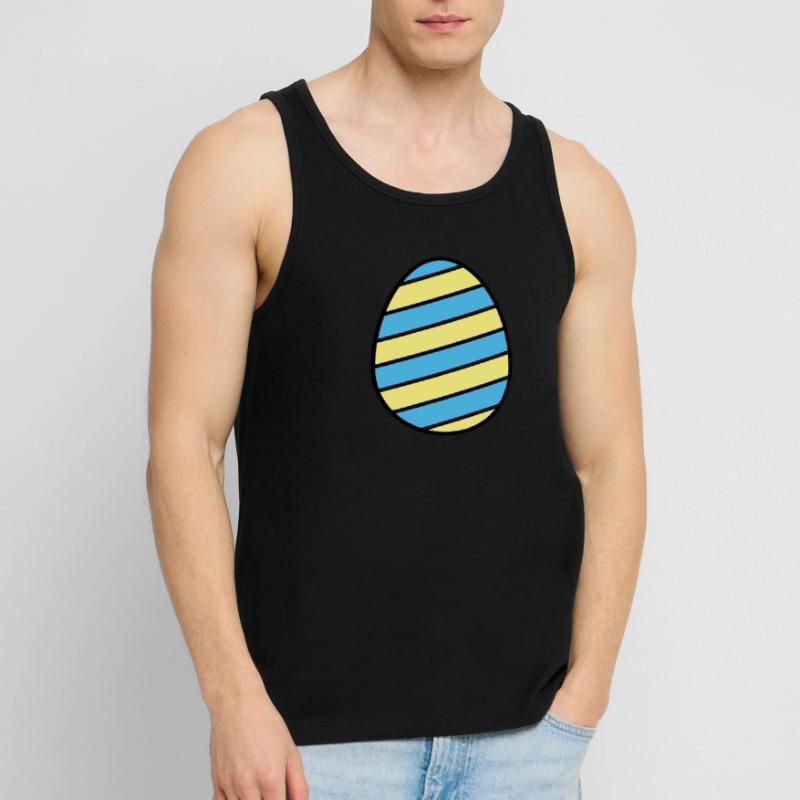 Easter egg colorful Men's Premium Organic Tank Top