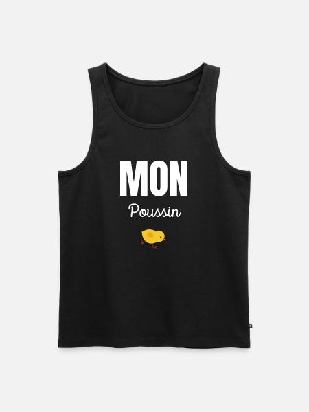 mon poussin - Débardeur bio Premium Homme - noir
