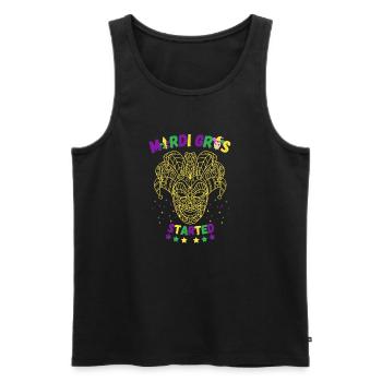 Shrove Tuesday 2023 - The party begins - Carnival - Men's Premium Organic Tank Top - black - Front - Michal (187cm)